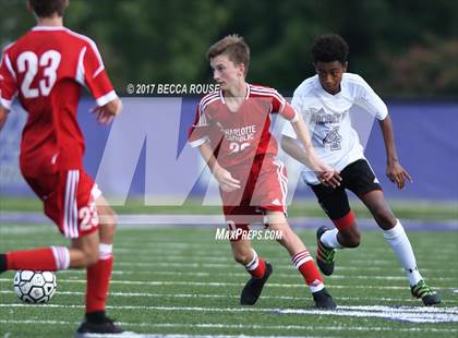 Thumbnail 2 in Charlotte Catholic vs. Ardrey Kell photogallery.