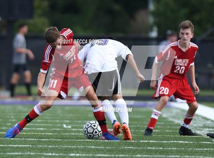 Thumbnail 3 in Charlotte Catholic vs. Ardrey Kell photogallery.