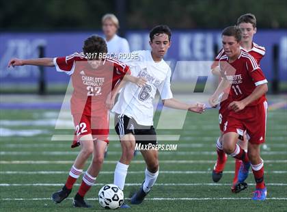Thumbnail 1 in Charlotte Catholic vs. Ardrey Kell photogallery.