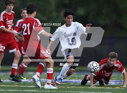 Thumbnail 2 in Charlotte Catholic vs. Ardrey Kell photogallery.