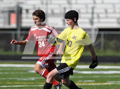 Thumbnail 2 in Charlotte Catholic vs. Ardrey Kell photogallery.