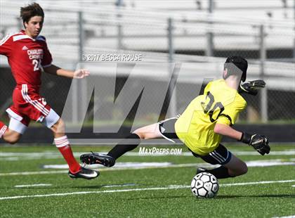 Thumbnail 3 in Charlotte Catholic vs. Ardrey Kell photogallery.