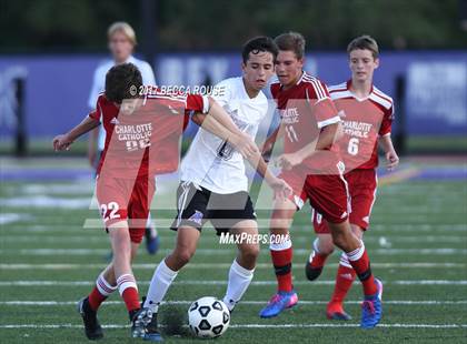 Thumbnail 2 in Charlotte Catholic vs. Ardrey Kell photogallery.