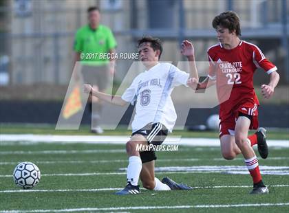 Thumbnail 1 in Charlotte Catholic vs. Ardrey Kell photogallery.