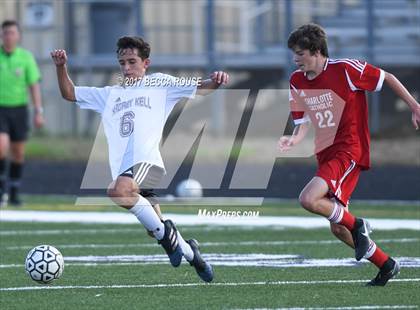 Thumbnail 2 in Charlotte Catholic vs. Ardrey Kell photogallery.