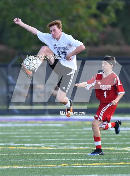 Thumbnail 2 in Charlotte Catholic vs. Ardrey Kell photogallery.