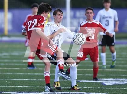 Thumbnail 2 in Charlotte Catholic vs. Ardrey Kell photogallery.