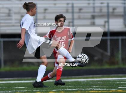Thumbnail 1 in Charlotte Catholic vs. Ardrey Kell photogallery.