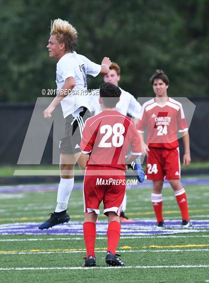 Thumbnail 1 in Charlotte Catholic vs. Ardrey Kell photogallery.
