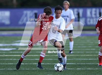 Thumbnail 2 in Charlotte Catholic vs. Ardrey Kell photogallery.
