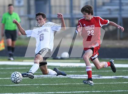 Thumbnail 3 in Charlotte Catholic vs. Ardrey Kell photogallery.