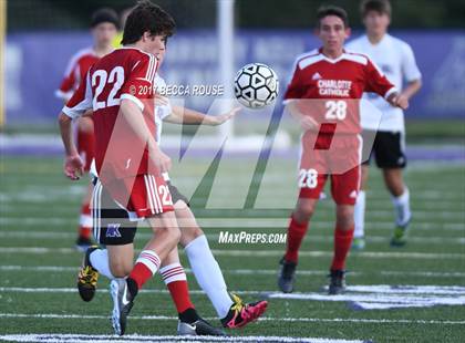 Thumbnail 1 in Charlotte Catholic vs. Ardrey Kell photogallery.