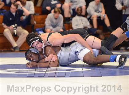 Thumbnail 2 in Holly Springs vs. Millbrook (NCHSAA 4A Dual Team 1st Round) photogallery.