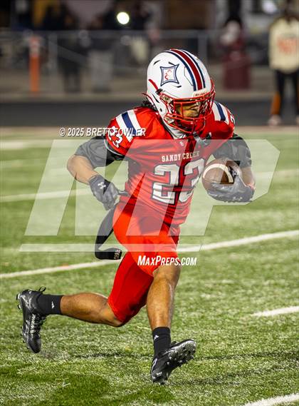 Thumbnail 2 in Monroe Area vs. Sandy Creek (GHSA Class 3A Round 2) photogallery.