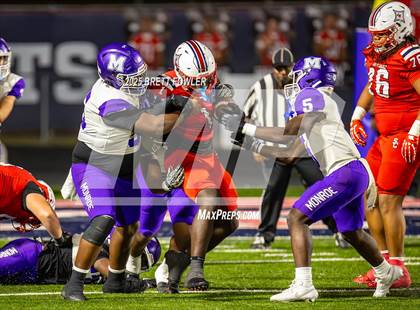 Thumbnail 3 in Monroe Area vs. Sandy Creek (GHSA Class 3A Round 2) photogallery.