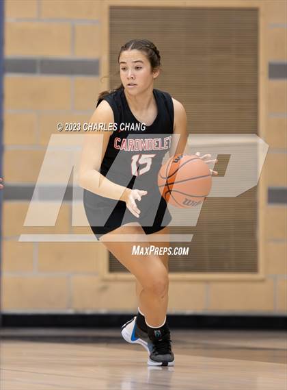 Thumbnail 2 in Carondelet vs. Montgomery (Windsor Holiday Classic) photogallery.