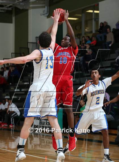 Thumbnail 1 in Anacostia vs Robinson (George Long Holiday Hoops Tournament) photogallery.