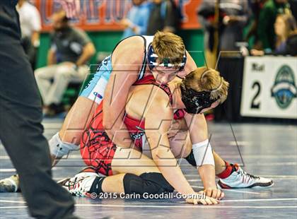 Thumbnail 2 in NCHSAA State 3A Wrestling Championships  photogallery.