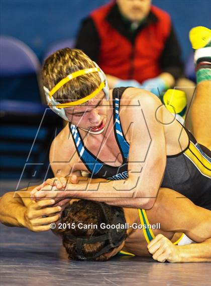 Thumbnail 3 in NCHSAA State 3A Wrestling Championships  photogallery.