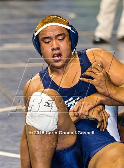 Thumbnail 2 in NCHSAA State 3A Wrestling Championships  photogallery.