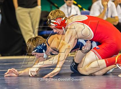 Thumbnail 2 in NCHSAA State 3A Wrestling Championships  photogallery.