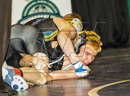 Thumbnail 2 in NCHSAA State 3A Wrestling Championships  photogallery.