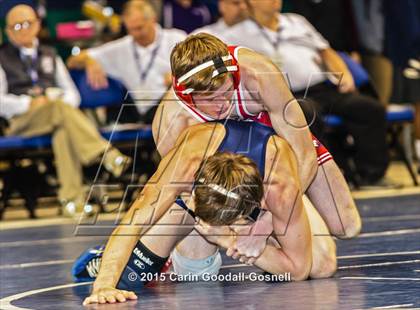 Thumbnail 3 in NCHSAA State 3A Wrestling Championships  photogallery.