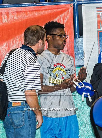 Thumbnail 3 in NCHSAA State 3A Wrestling Championships  photogallery.