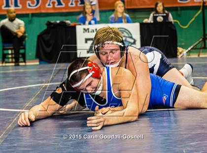 Thumbnail 3 in NCHSAA State 3A Wrestling Championships  photogallery.