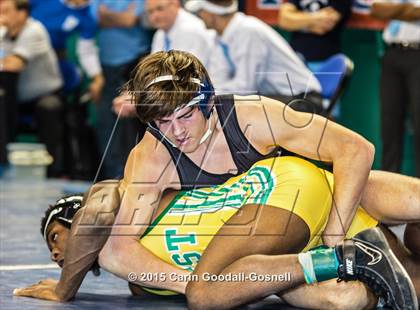 Thumbnail 3 in NCHSAA State 3A Wrestling Championships  photogallery.