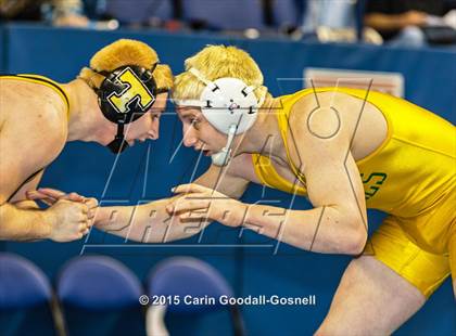 Thumbnail 1 in NCHSAA State 3A Wrestling Championships  photogallery.