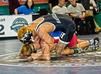 Thumbnail 1 in NCHSAA State 3A Wrestling Championships  photogallery.