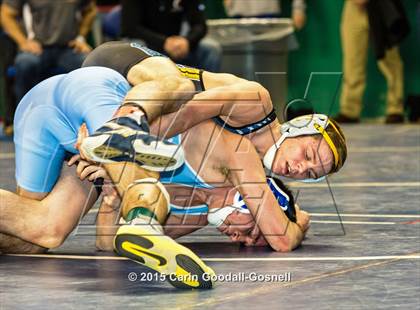 Thumbnail 3 in NCHSAA State 3A Wrestling Championships  photogallery.