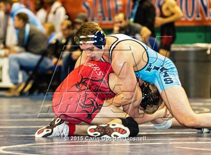 Thumbnail 2 in NCHSAA State 3A Wrestling Championships  photogallery.