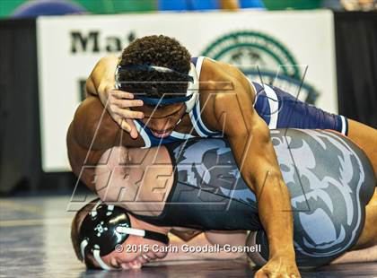 Thumbnail 1 in NCHSAA State 3A Wrestling Championships  photogallery.