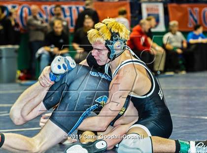 Thumbnail 1 in NCHSAA State 3A Wrestling Championships  photogallery.