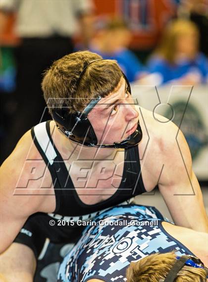 Thumbnail 1 in NCHSAA State 3A Wrestling Championships  photogallery.