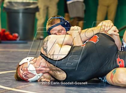 Thumbnail 3 in NCHSAA State 3A Wrestling Championships  photogallery.