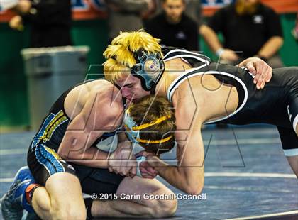 Thumbnail 3 in NCHSAA State 3A Wrestling Championships  photogallery.