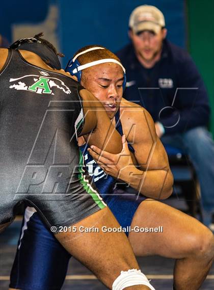 Thumbnail 2 in NCHSAA State 3A Wrestling Championships  photogallery.