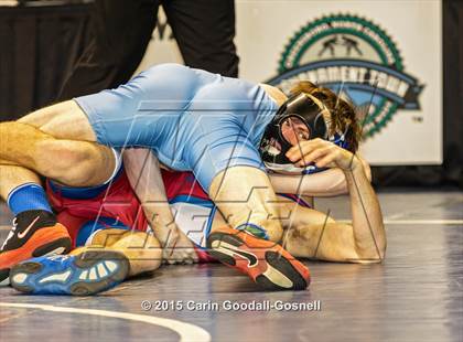 Thumbnail 1 in NCHSAA State 3A Wrestling Championships  photogallery.