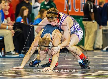 Thumbnail 2 in NCHSAA State 3A Wrestling Championships  photogallery.