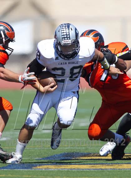 Thumbnail 1 in Fruitland vs. Casa Roble (Football for Families) photogallery.