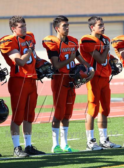 Thumbnail 1 in Fruitland vs. Casa Roble (Football for Families) photogallery.