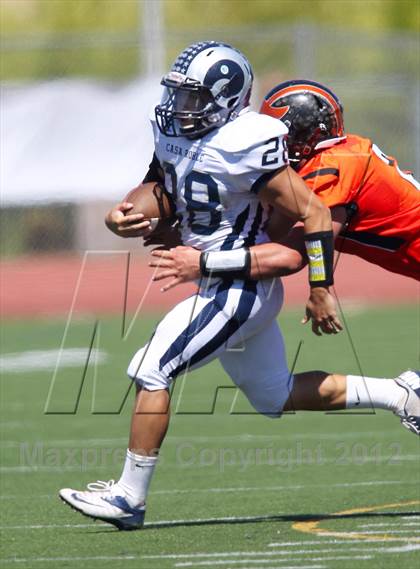 Thumbnail 3 in Fruitland vs. Casa Roble (Football for Families) photogallery.