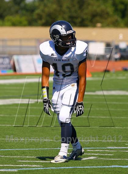Thumbnail 1 in Fruitland vs. Casa Roble (Football for Families) photogallery.