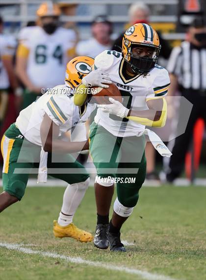 Thumbnail 1 in Crest @ Charlotte Catholic (NCHSAA 3A Round 1) photogallery.