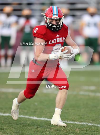 Thumbnail 2 in Crest @ Charlotte Catholic (NCHSAA 3A Round 1) photogallery.