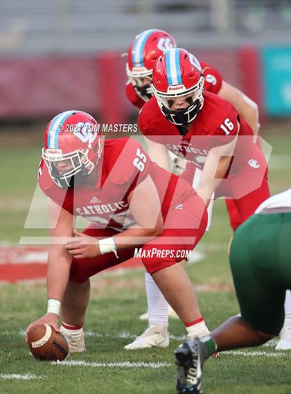 Thumbnail 2 in Crest @ Charlotte Catholic (NCHSAA 3A Round 1) photogallery.