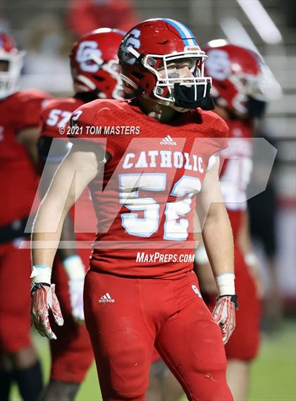 Thumbnail 3 in Crest @ Charlotte Catholic (NCHSAA 3A Round 1) photogallery.